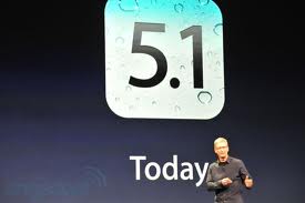 iOS 5.1 til iPad og iPhone